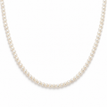 Tula Pearl Necklace with small cultured white pearls